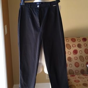Trussardi Jeans Black cotton pants